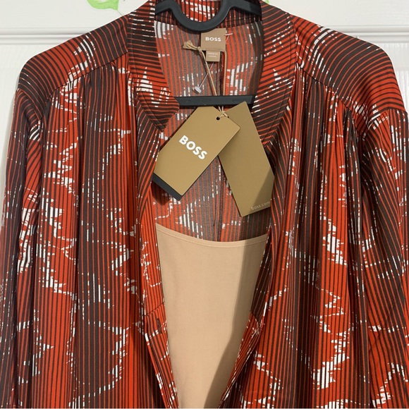 NWT BOSS Deyela printed shirtdress - Picture 12 of 14